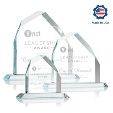 McDonald Peak Peaks Crystal Trophy - Crystal Trophies