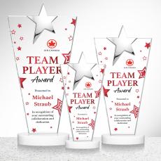 Mantella Chrome Star Full Color Fagan Polygon Crystal Trophy - Trophies