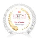 Rossini Full Color Circle Crystal Trophy