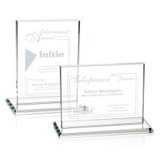 Roach Starfire Rectangle Crystal Trophy - Crystal Trophies