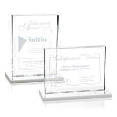 Roach Fagan (Horiz) Rectangle Crystal Trophy - Crystal Trophies