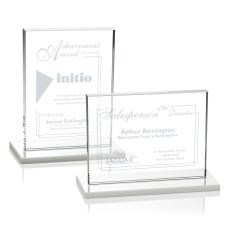 Roach Fagan Rectangle Crystal Trophy - Crystal Trophies
