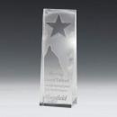 Star Obelisk Crystal Trophy