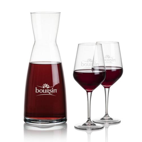 Custom Barware Glasses - Carafes - Ashby Carafe & Nixon Wine