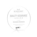 Jewell Silver Circle Acrylic Trophy