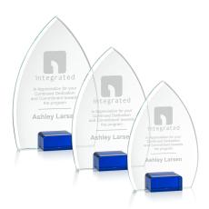 Porter Blue Peaks Crystal Trophy - Crystal Trophies