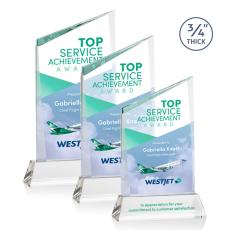 Brito Full Color on Helton Starfire Peaks Crystal Trophy - Crystal Trophies