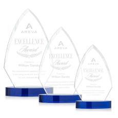 Newell Blue Peaks Crystal Trophy - Crystal Trophies