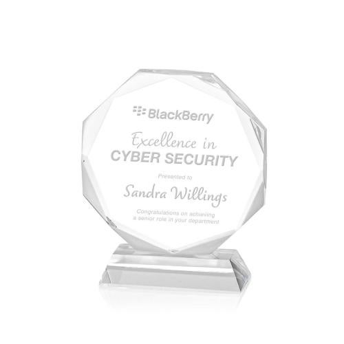 Awards and Plaques - Acrylic Trophies - Dillard Polygon Acrylic Trophy