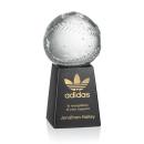 Sports Balls Globe on Marble Crystal Trophy