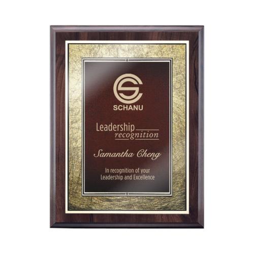 Awards and Plaques - Wall Plaque Awards - Jiang Stark - Cherry/Burgundy