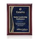 Enriquez Meredith Plaque - Rosewood/Blue