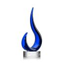 Diamond Schneider Flame Glass Trophy