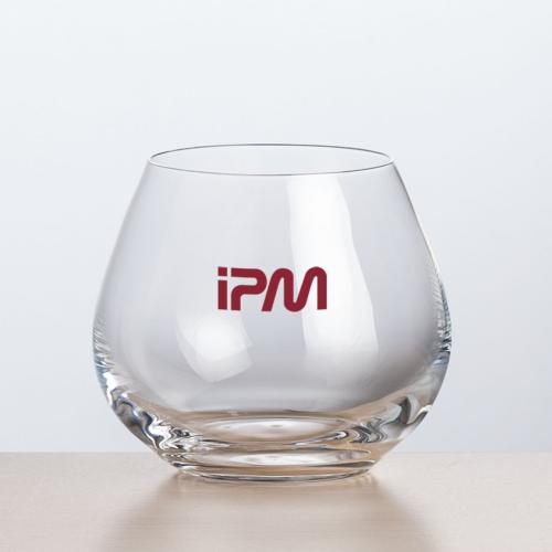 Custom Barware Glasses - Wine Glasses - Fitzpatrick Stemless Wine - Imprinted