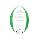 Lincoln Green Tear Drop Crystal Trophy