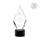 Richmond on Round Base Black Crystal Trophy