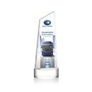 Bishop Tower Full Color on Lockwood Clear Peaks Crystal Trophy