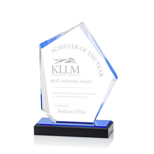 Awards and Plaques - Acrylic Trophies - Oneill Blue Unique Acrylic Trophy