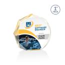 Montalvo Full Color Gold Polygon Acrylic Trophy