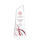 Delaney Full Color Clear Peaks Acrylic Trophy