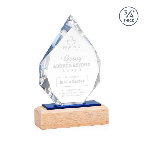 Awards and Plaques - Crystal Trophies - Ibiza Peaks Crystal Trophy