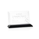 Salgado Starfire/Black (Horiz) Rectangle Crystal Trophy