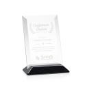Salgado Starfire/Black (Vert) Rectangle Crystal Trophy