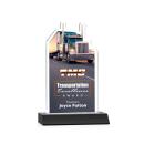 Longhaul Full Color Black Unique Crystal Trophy