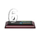 Hutchison Simms Vividprint&trade; Wood Crystal Trophy