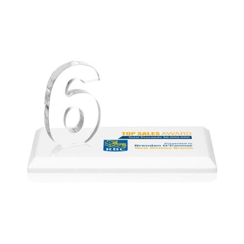Awards and Plaques - Crystal Trophies - Hutchison Simms Full Color Fagan Crystal Trophy