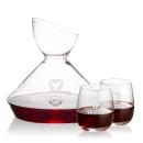 Woodbury Carafe & Weiss Stemless Wine