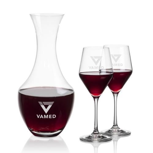 Custom Barware Glasses - Carafes - Burrell Carafe & Jensen Wine