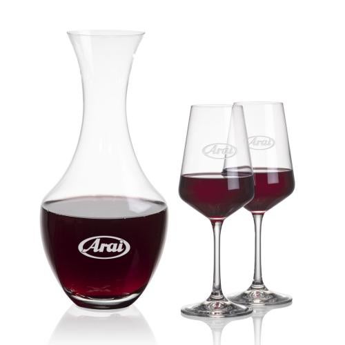 Custom Barware Glasses - Carafes - Burrell Carafe & Stevenson Wine