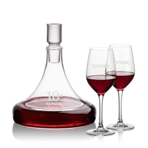 Custom Barware Glasses - Carafes - Ashby Decanter & Richter Wine