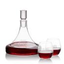 Ashby Decanter & Oleary Stemless Wine
