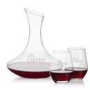 Compton Carafe & Renteria Stemless Wine