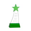 Manolita Star Green/Green Crystal Trophy