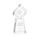 Klein Square / Cube on Medium Base Crystal Trophy