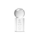 Tennis Ball Globe on Yoder Base Crystal Trophy
