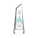 Keene Full Color on Base Clear Peaks Crystal Trophy