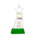 Manolita Full Color Green Crystal Trophy