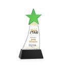 Manolita Full Color Green/Black Crystal Trophy