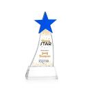 Manolita Full Color Blue/Clear Crystal Trophy