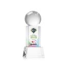 Baseball Full Color on Belcroft Clear Globe Crystal Trophy