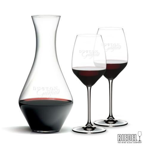 Custom Barware Glasses - Carafes - RIEDEL Merlot Decanter & Extreme Wine Set