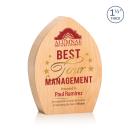 Silverstone Full Color Peaks Wood Trophy