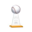 Edenwood Baseball Amber Towers Crystal Trophy