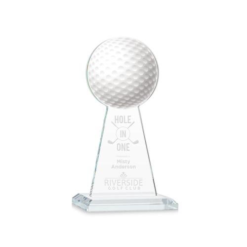 Awards and Plaques - Crystal Trophies - Edenwood Golf Clear Towers Crystal Trophy