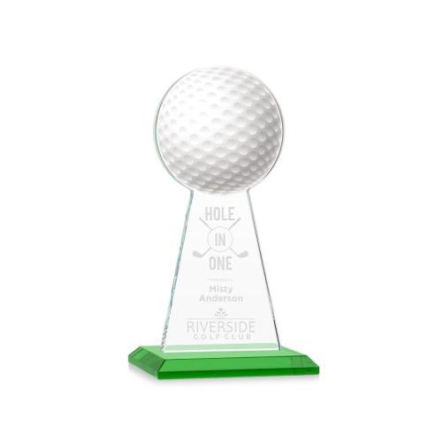 Awards and Plaques - Crystal Trophies - Edenwood Golf Green Towers Crystal Trophy
