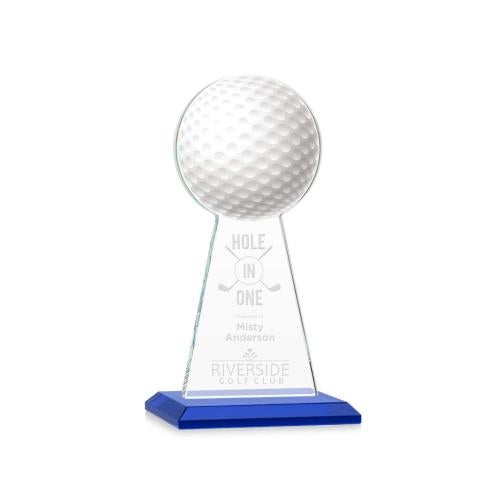 Awards and Plaques - Crystal Trophies - Edenwood Golf Blue Towers Crystal Trophy